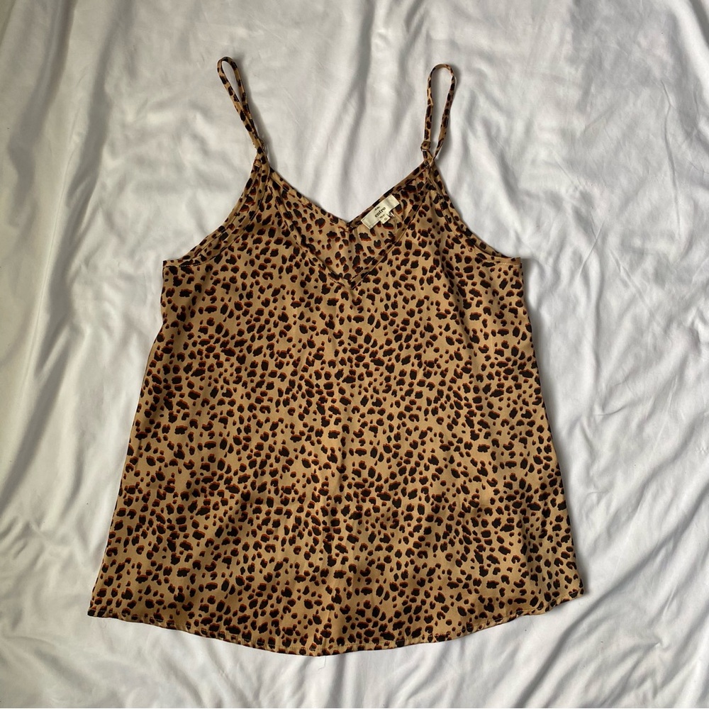Entro Brown Leopard Print Camisole